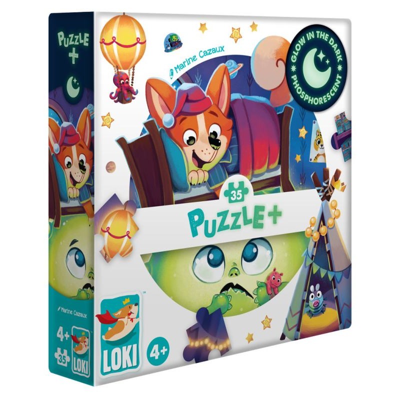 Loki et le Monstre sous le lit (puzzle 35 pièces)