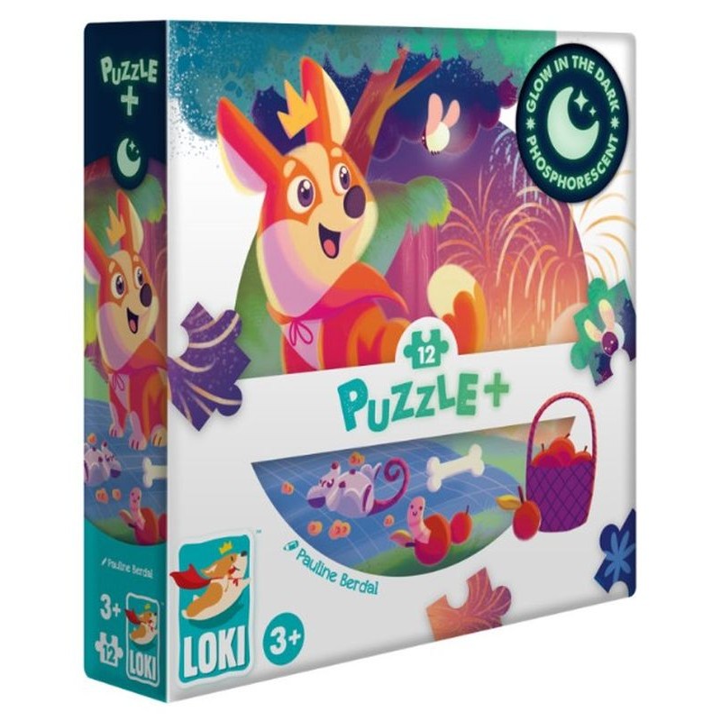 Loki regarde le Feu d'Artifice (puzzle 12 pièces)