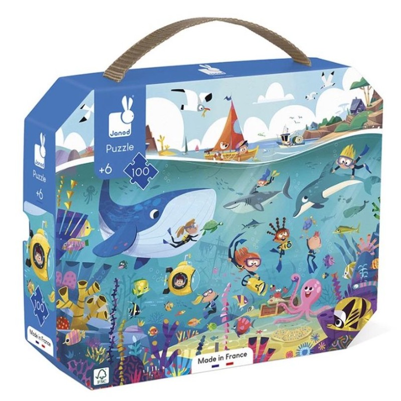 Les fonds marins (puzzle 100 pièces)