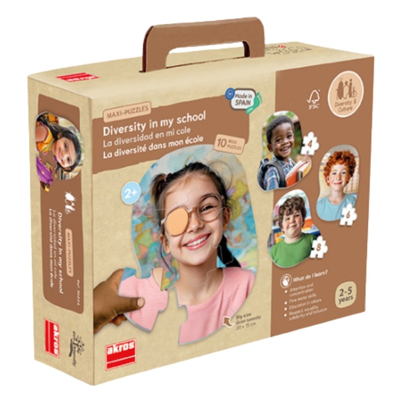 Maxi-puzzles La diversité dans mon école
