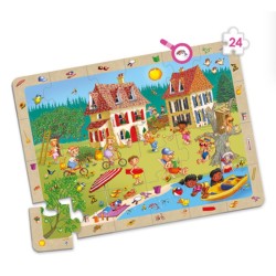 Set de 4 puzzles Les 4 saisons