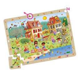 Set de 4 puzzles Les 4 saisons