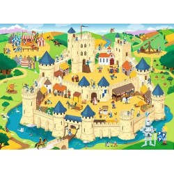 Puzzle Kididoc - Châteaux forts et chevaliers