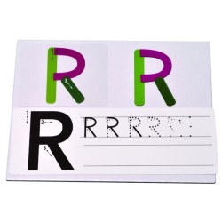J'apprends à dessiner l'alphabet majuscule
