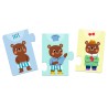 Puzzle frise - Nounours s'habille