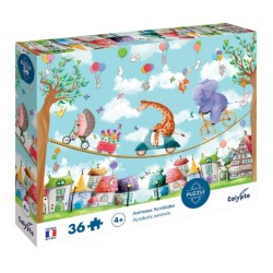 Puzzle Animaux Acrobates