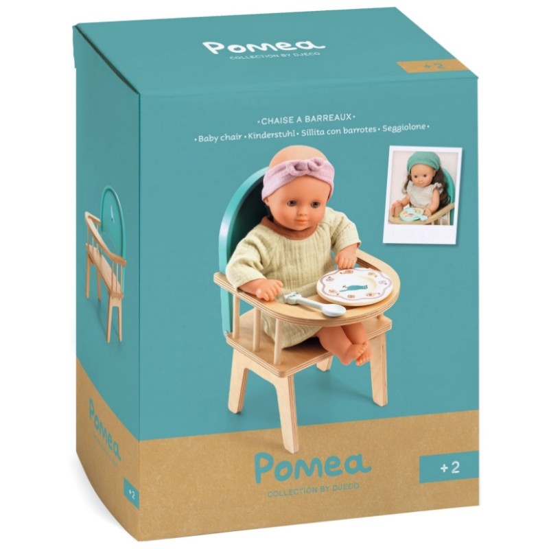 Chaise à barreaux pour poupée