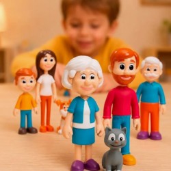 Famille 8 figurines - Miniland