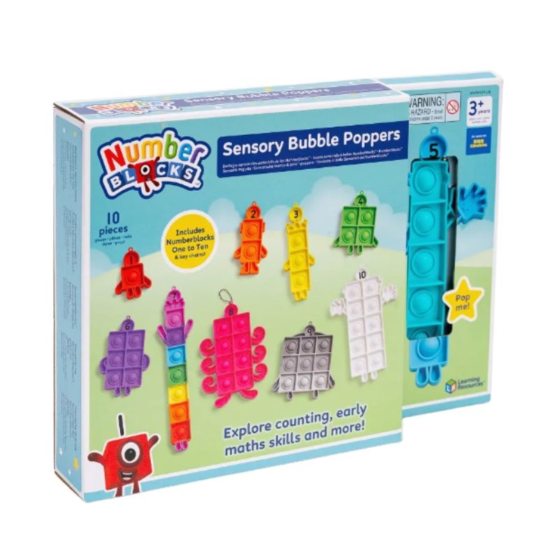 Jeux sensoriels à bulles Numberblocks® 1 à 10